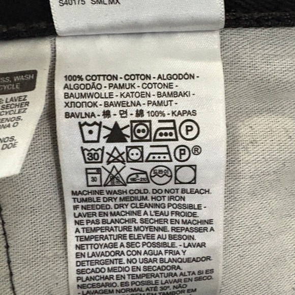 Levi's 505 Regular Fit Jeans Men's Size 42x32 Black 100% Cotton Big & Tall - Picture 9 of 9